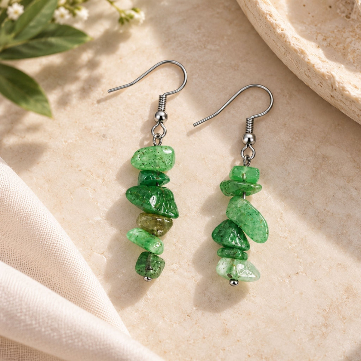Aventurine Forest Earrings N3VO