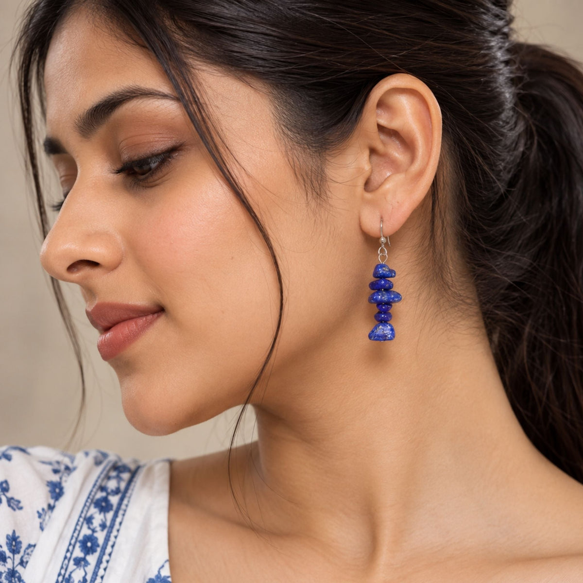 Lapis Lazuli Bluetide Earrings N3VO