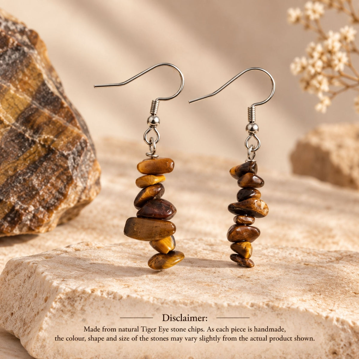Tiger Eye Sienna Earrings N3VO