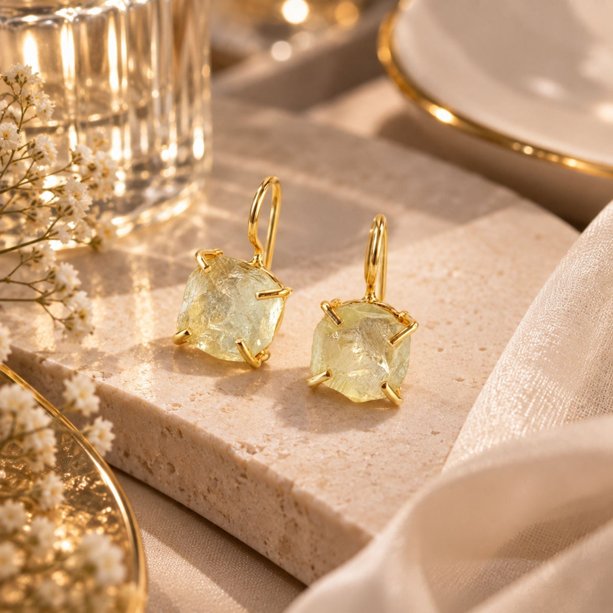 Quartz Dawnlight Earrings N3VO