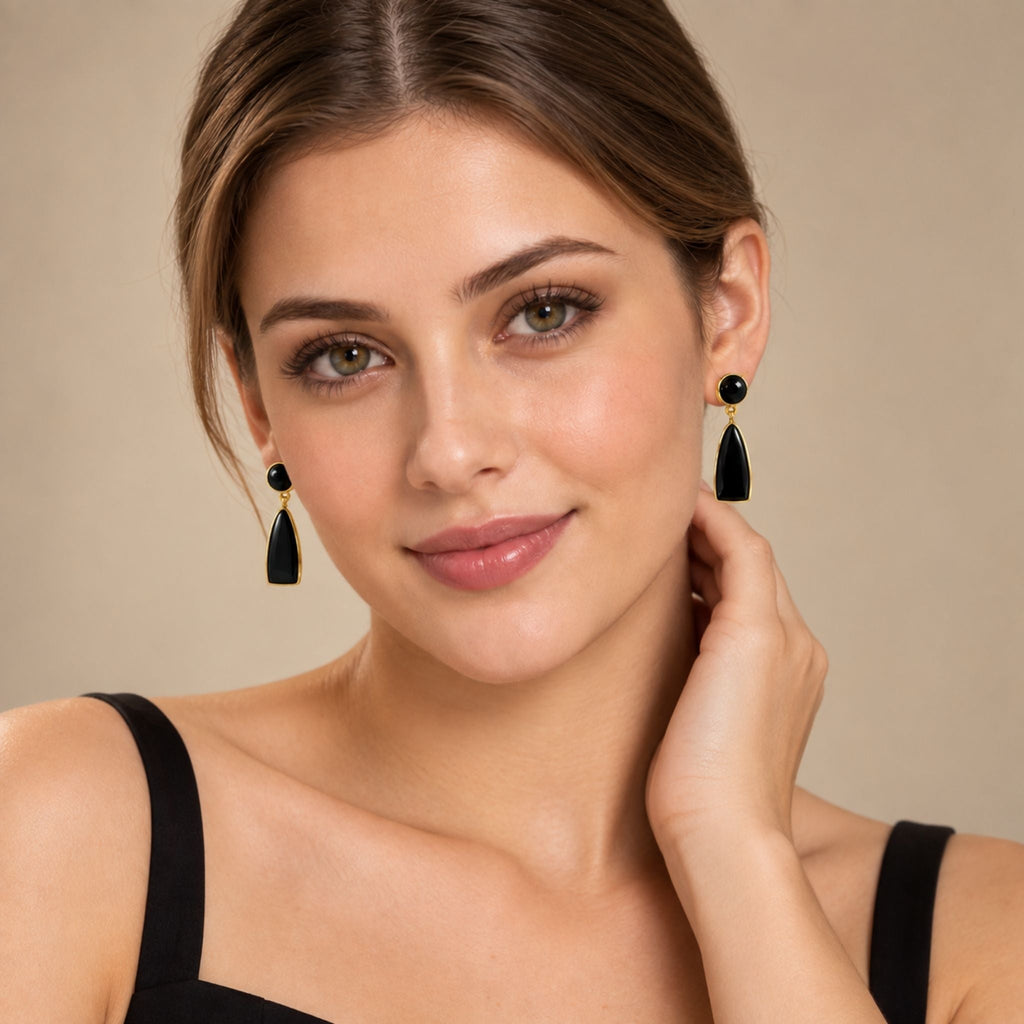 Labradorite Midnight Earrings N3VO