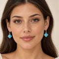 Cabochon Skyglass Earrings N3VO