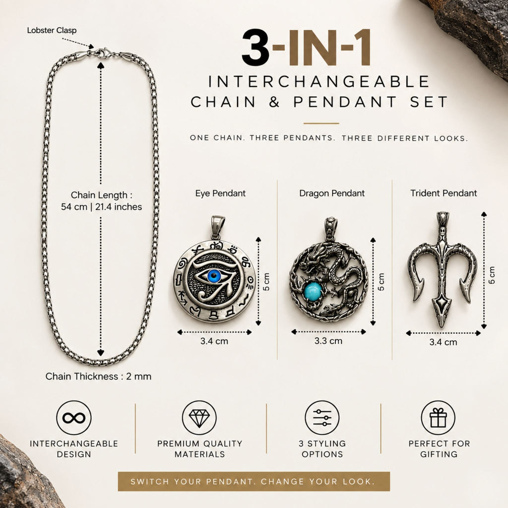 Triad Chain Pendants N3VO