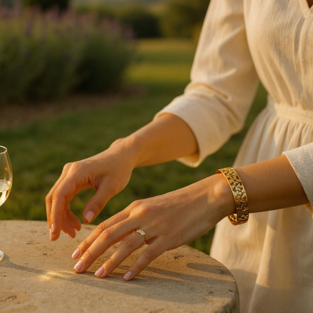 Aurelia Gold Bangle