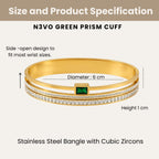 Green Prism Bangle N3VO