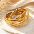 Bold Coiled Bangle N3VO