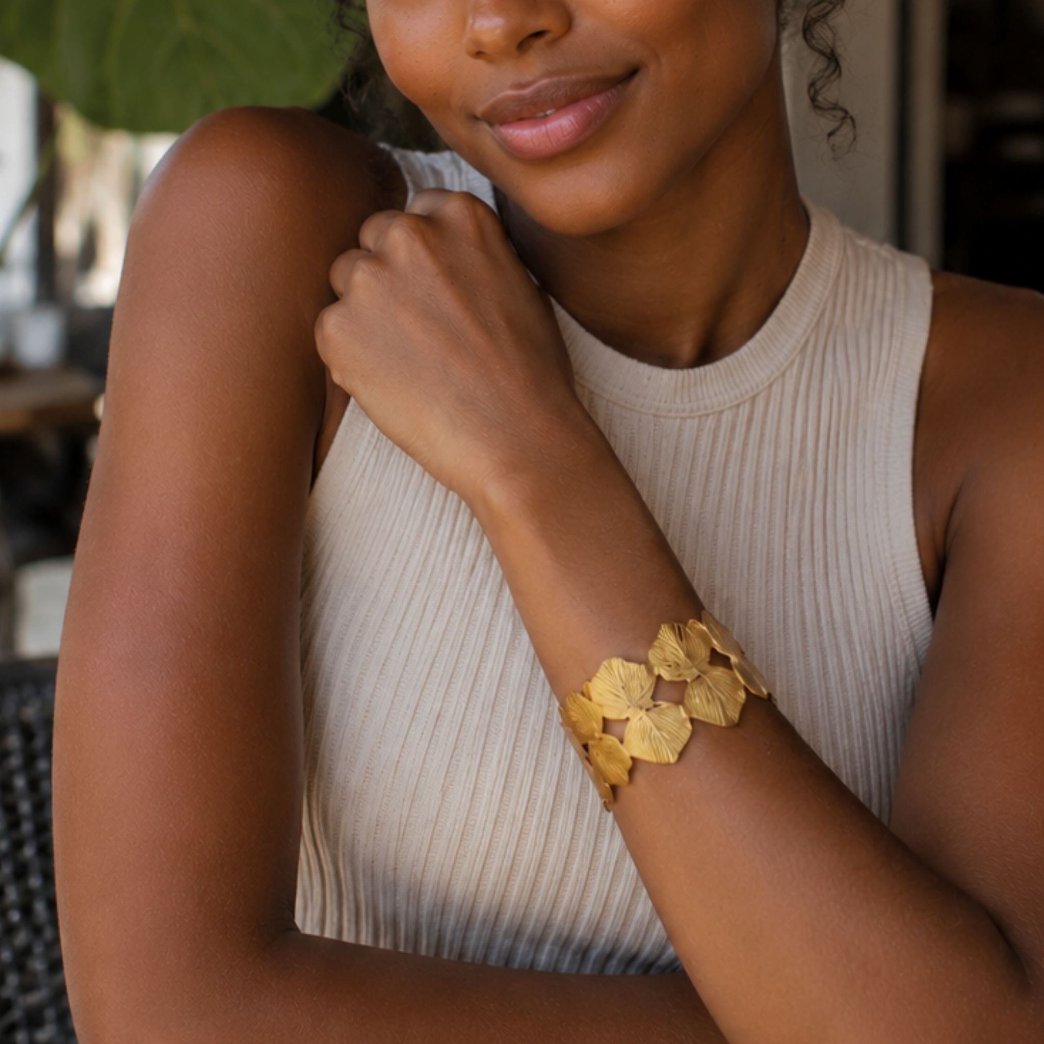 Cassia Leaf Bangle N3VO