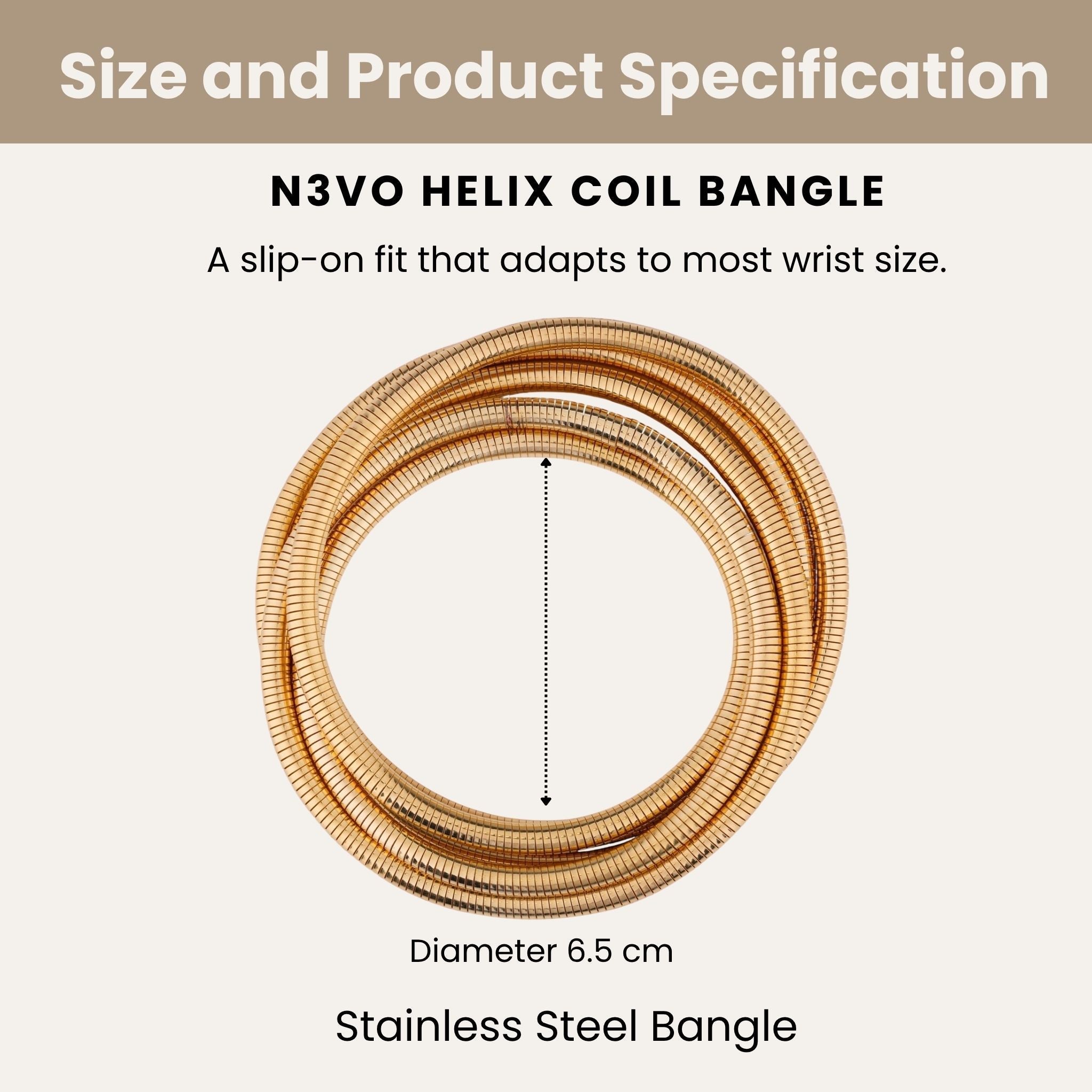 Helix Coil Bangle N3VO