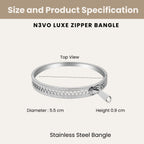 Luxe Zipper Bangle N3VO