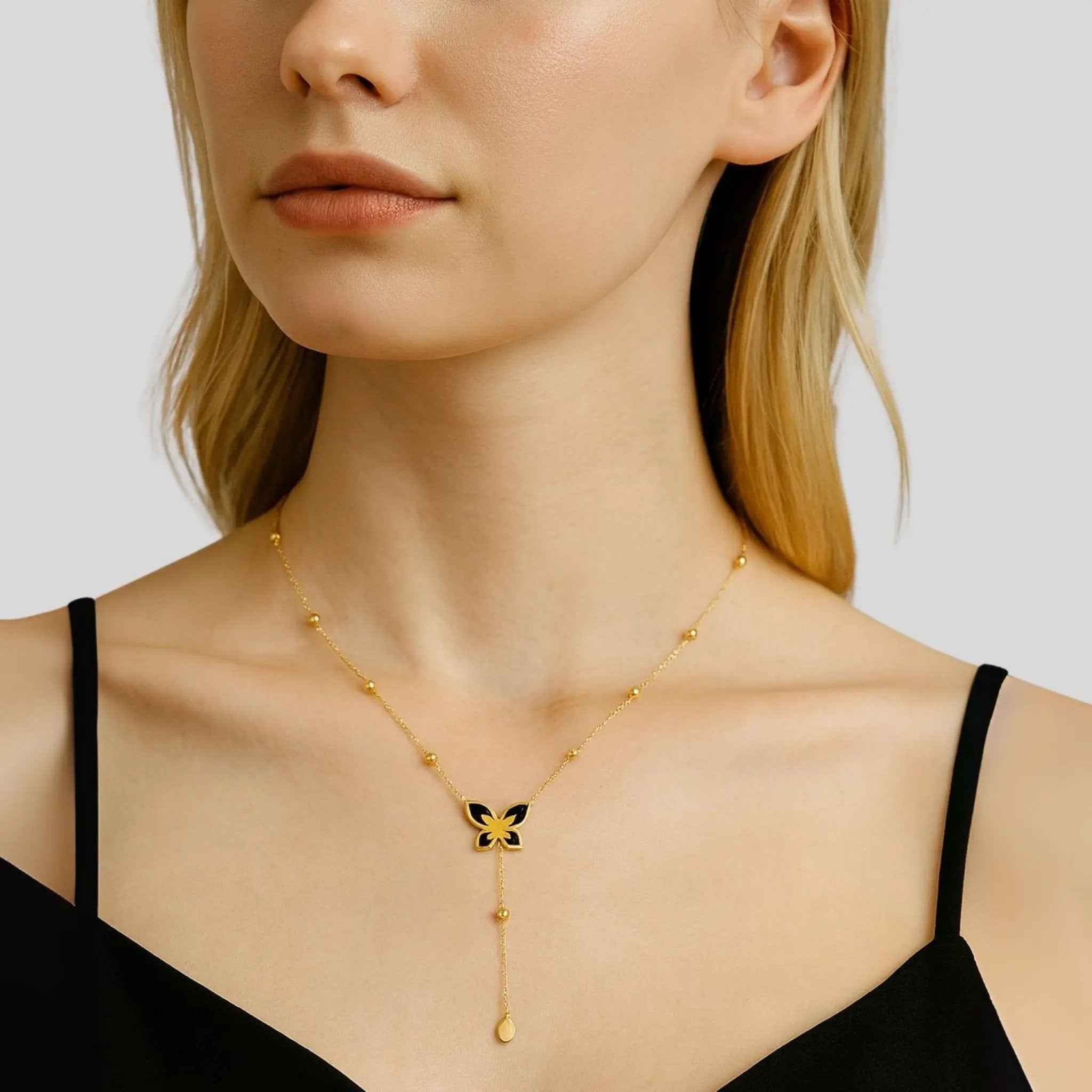 Noir Bloom Lariat