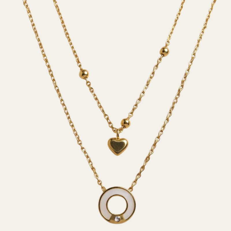 Halo Heart Necklace