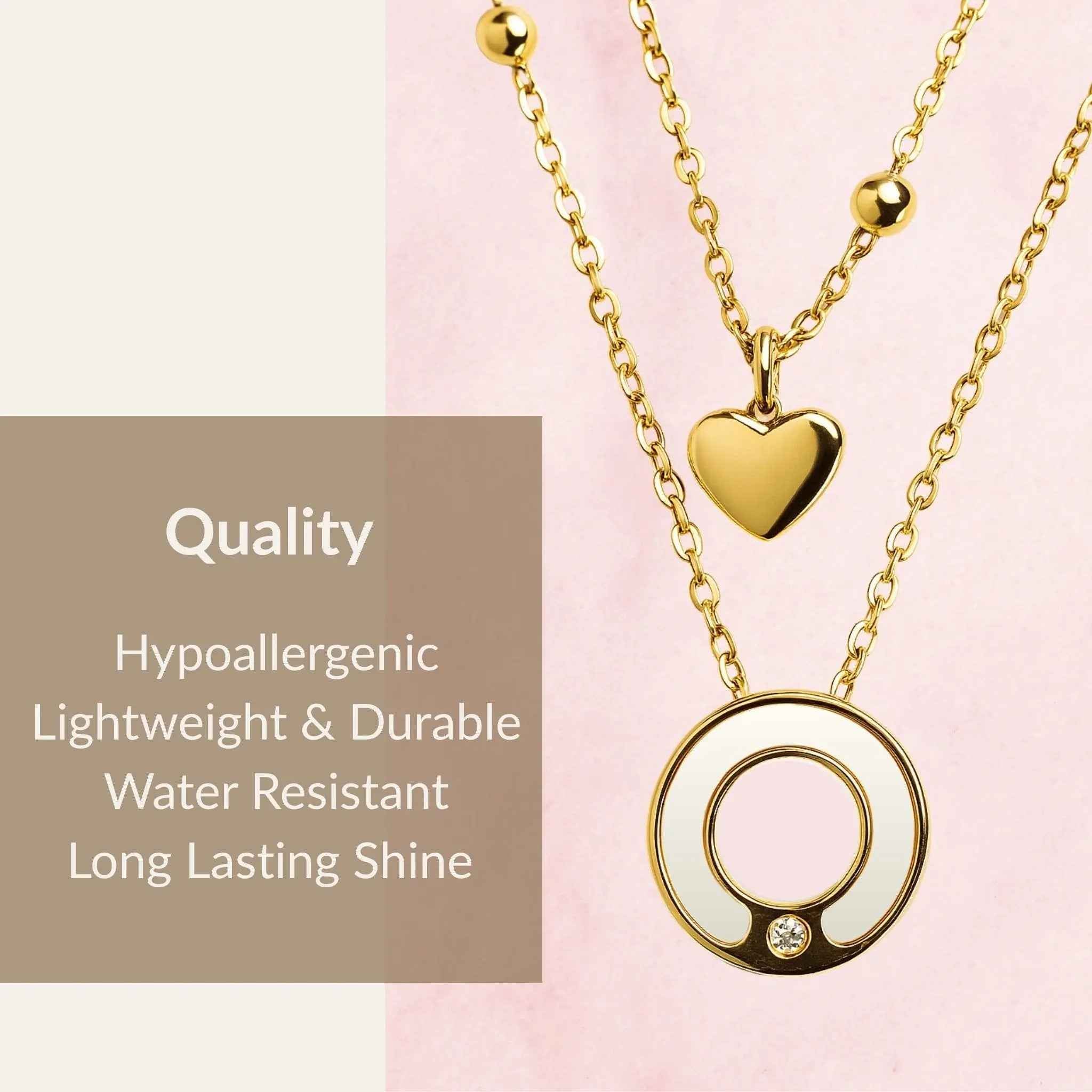 Halo Heart Necklace