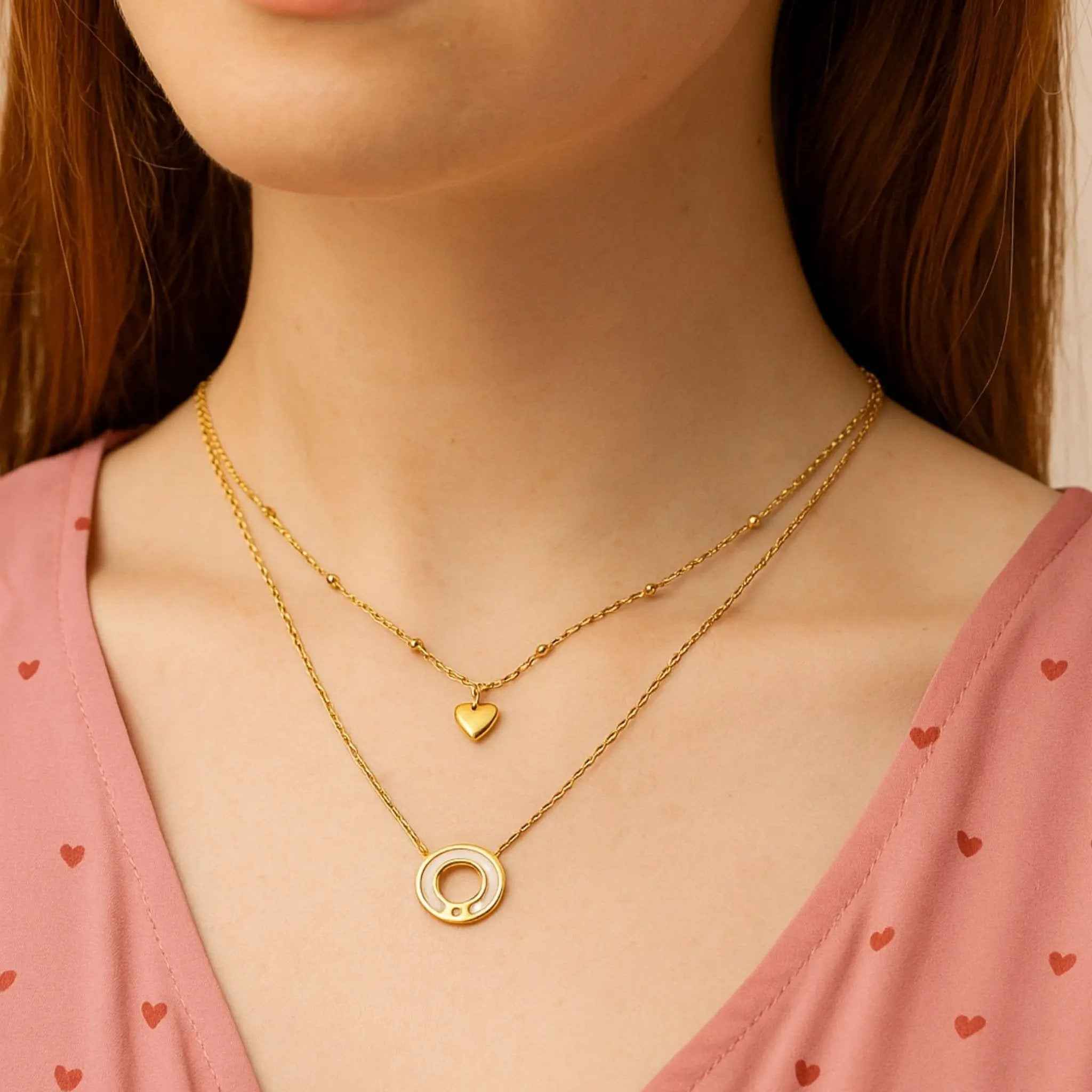 Halo Heart Necklace