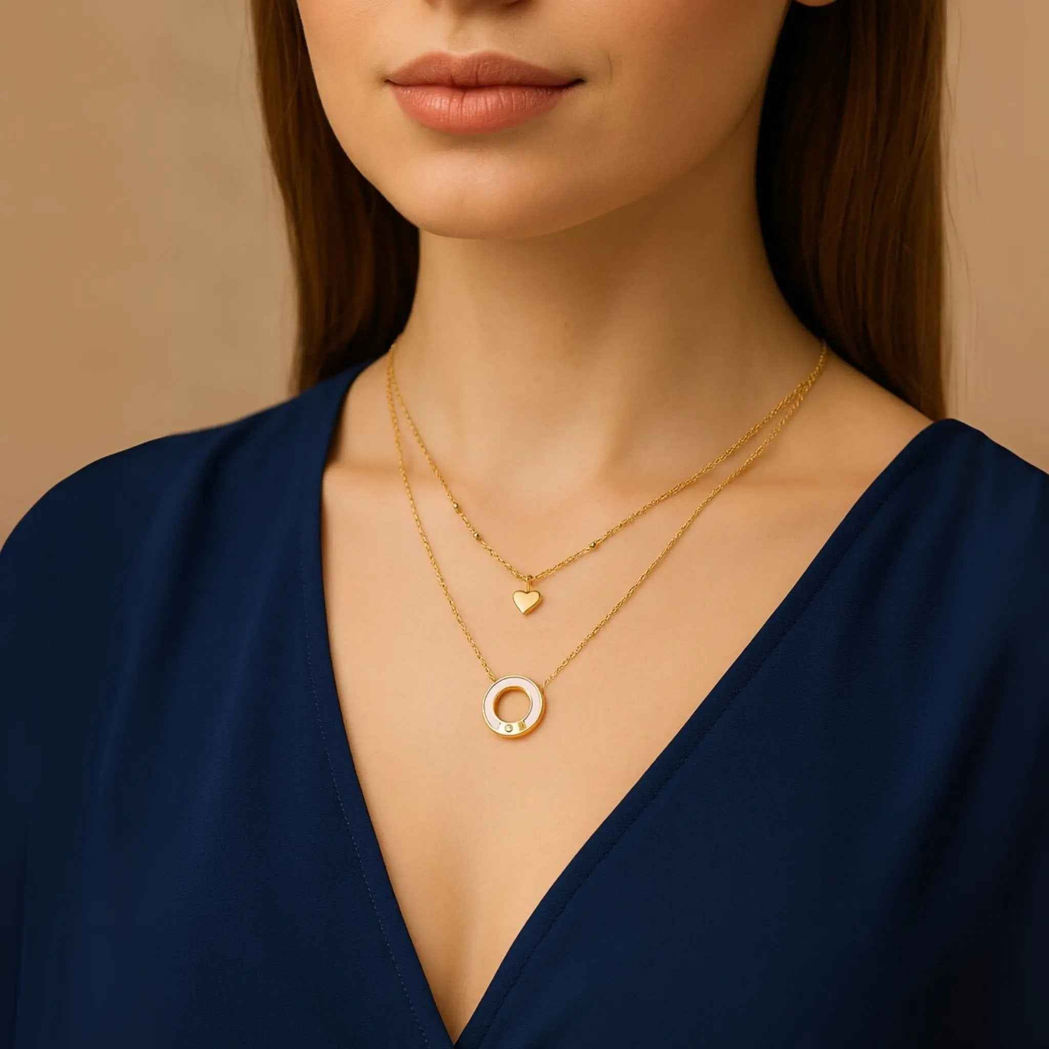 Halo Heart Necklace