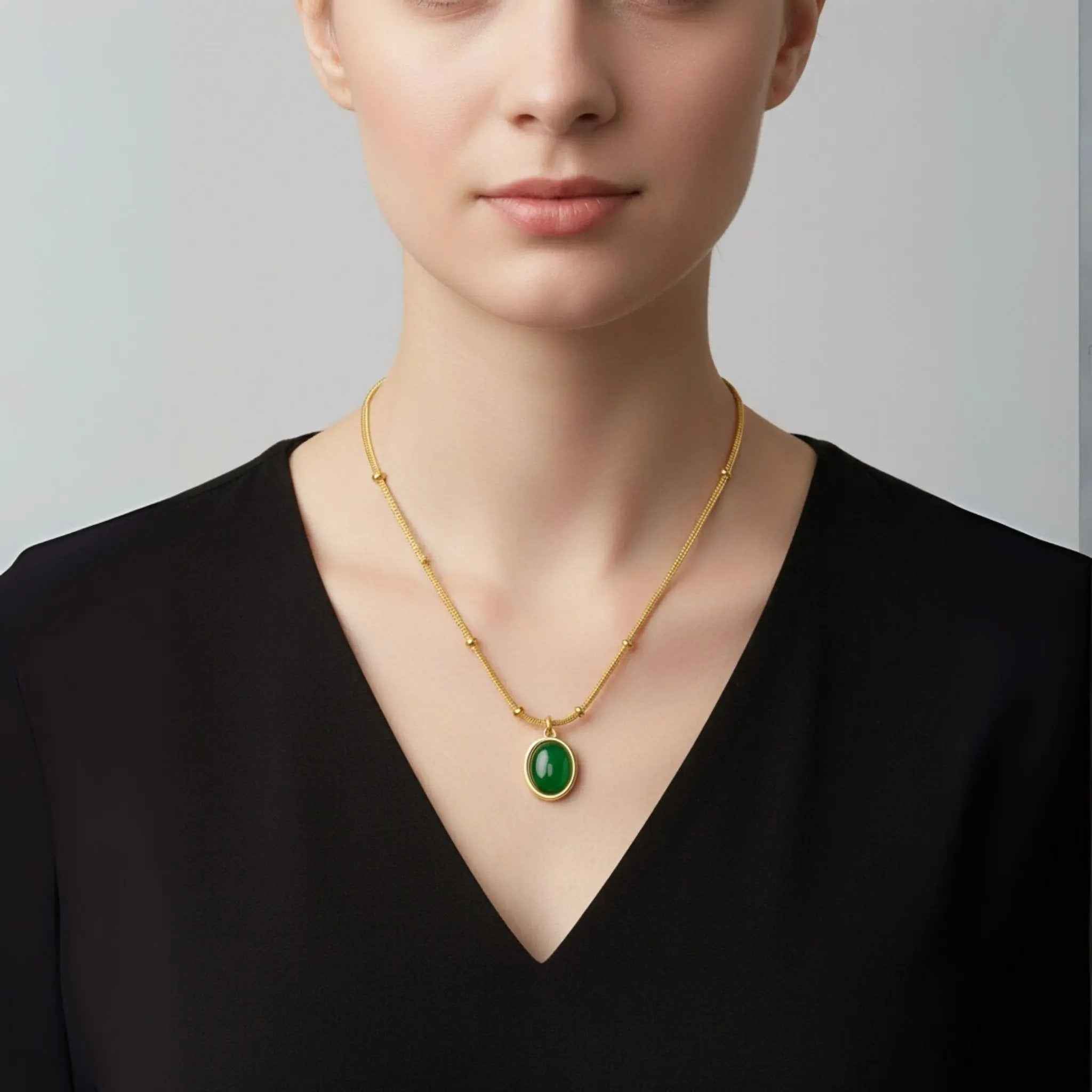 Emerald Haze Necklace