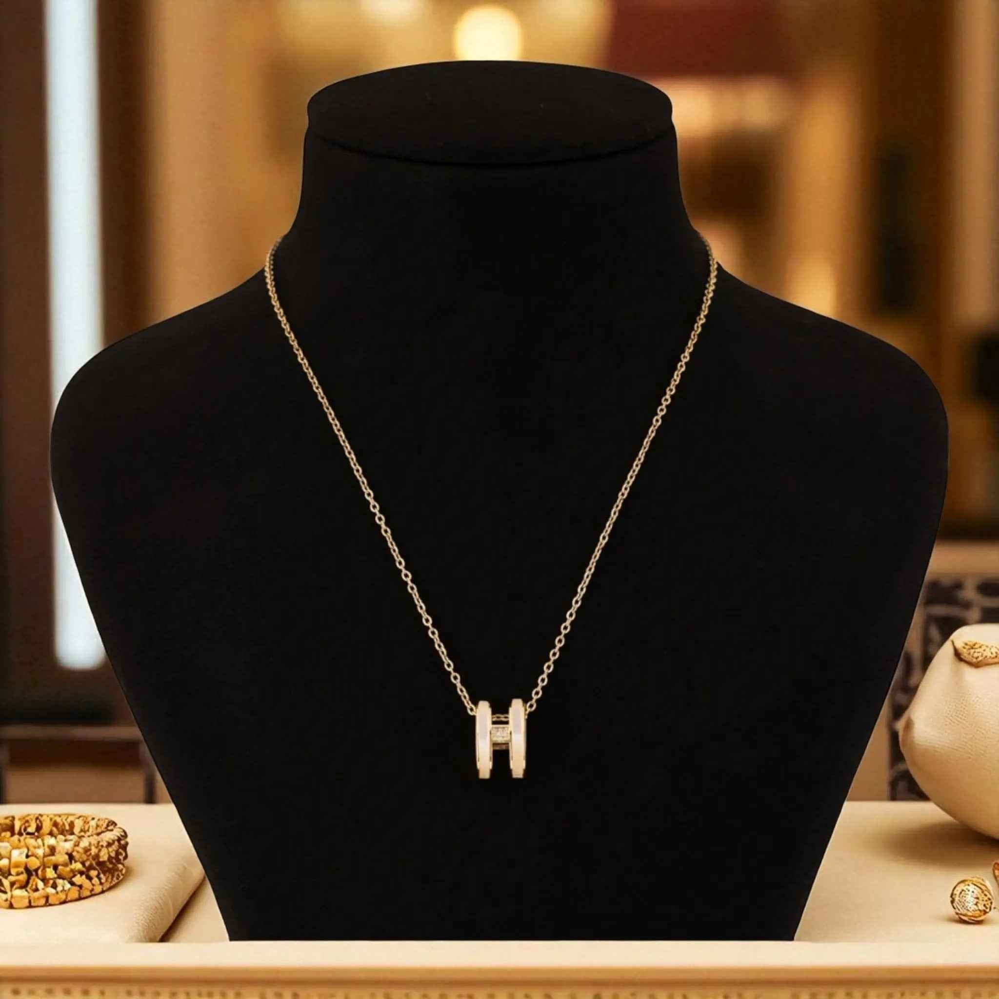 Embrace Ring Necklace
