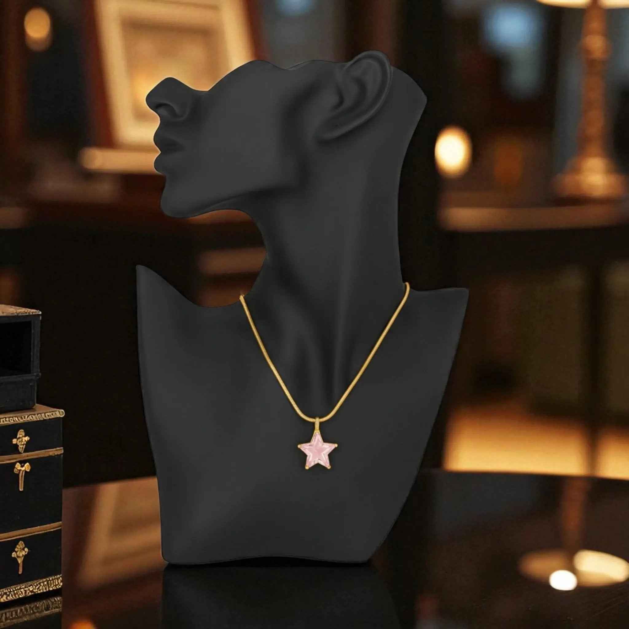 Blush Star  Necklace