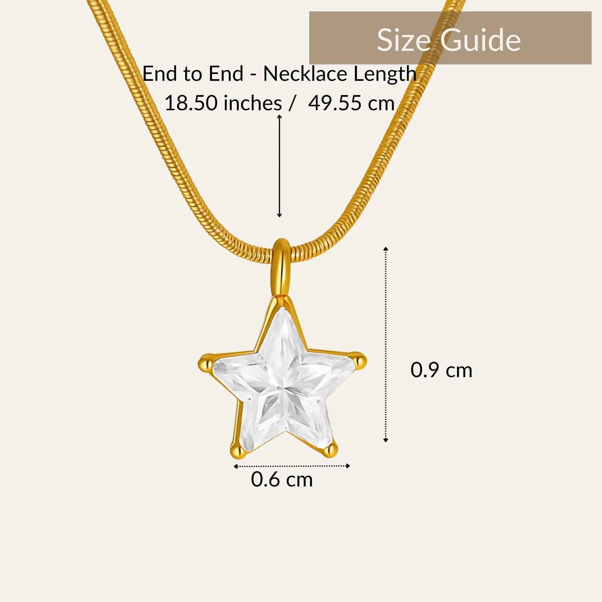 Moonbeam Star Necklace
