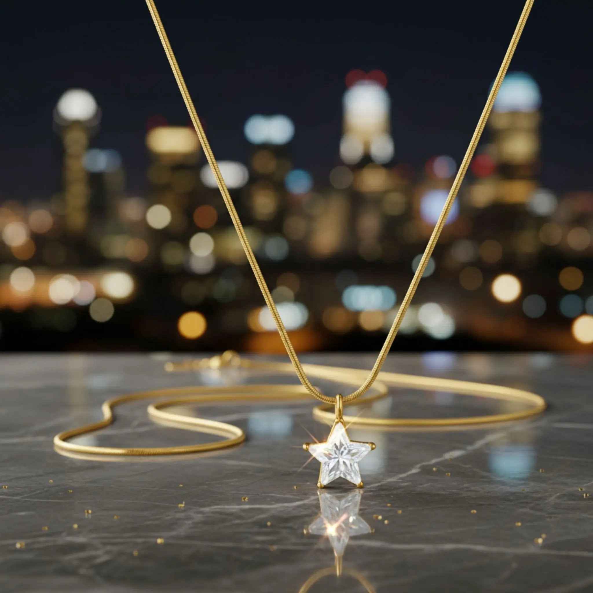 Moonbeam Star Necklace