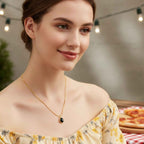 Noir Dewdrop Necklace