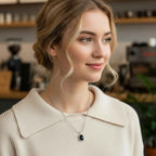 Onyx Dewdrop Necklace