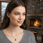Onyx Dewdrop Necklace