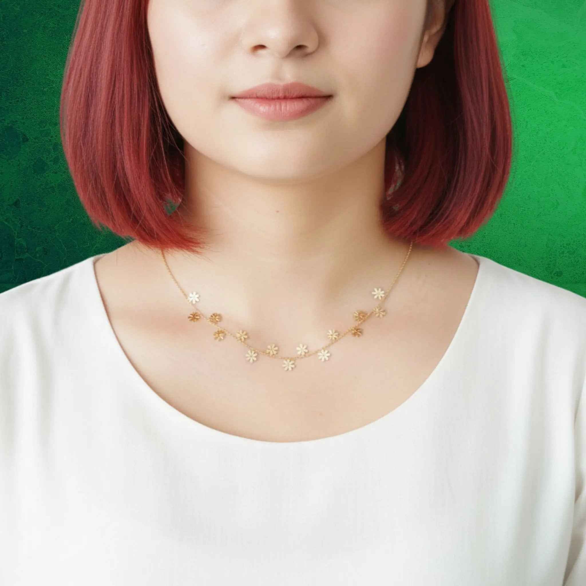 Dainty Floral Necklace