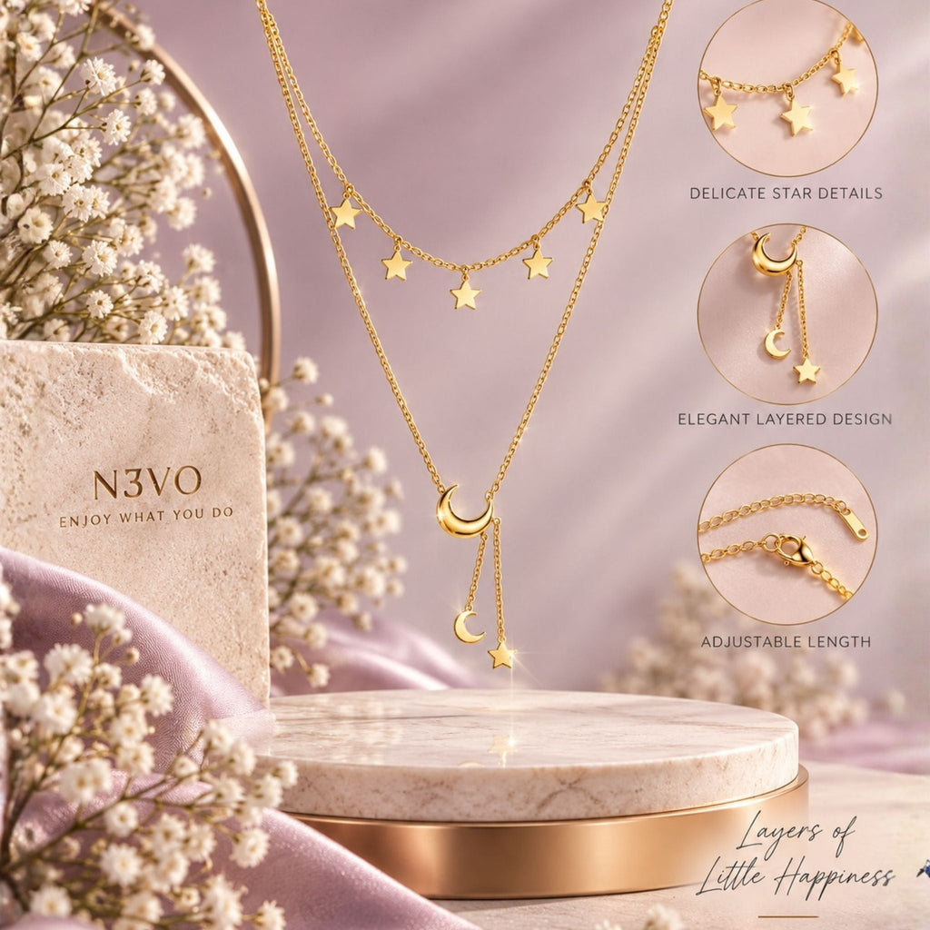Celestial Layered Necklace N3VO
