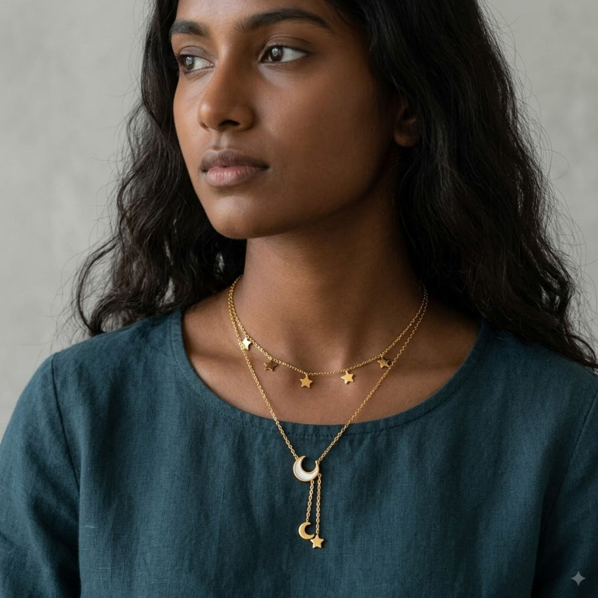 Celestial Layered Necklace N3VO