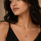 Multi-Coloured Floral Necklace