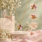 Multi-Coloured Floral Necklace