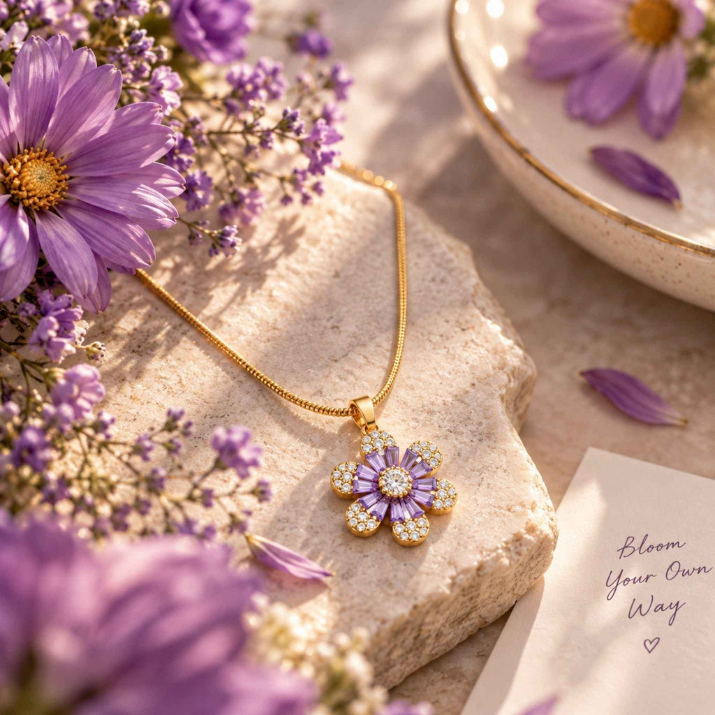 Floral Pendant Necklace