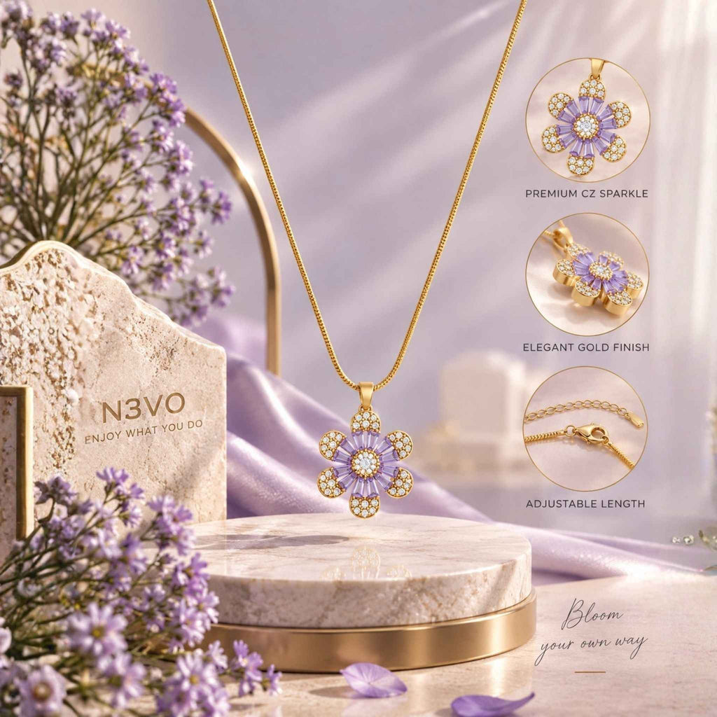 Floral Pendant Necklace