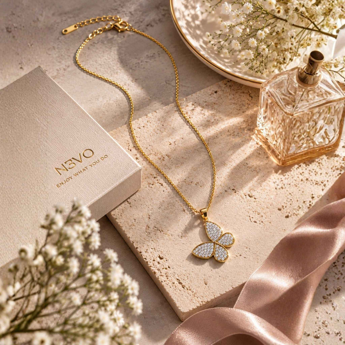 Butterfly Pendant Necklace