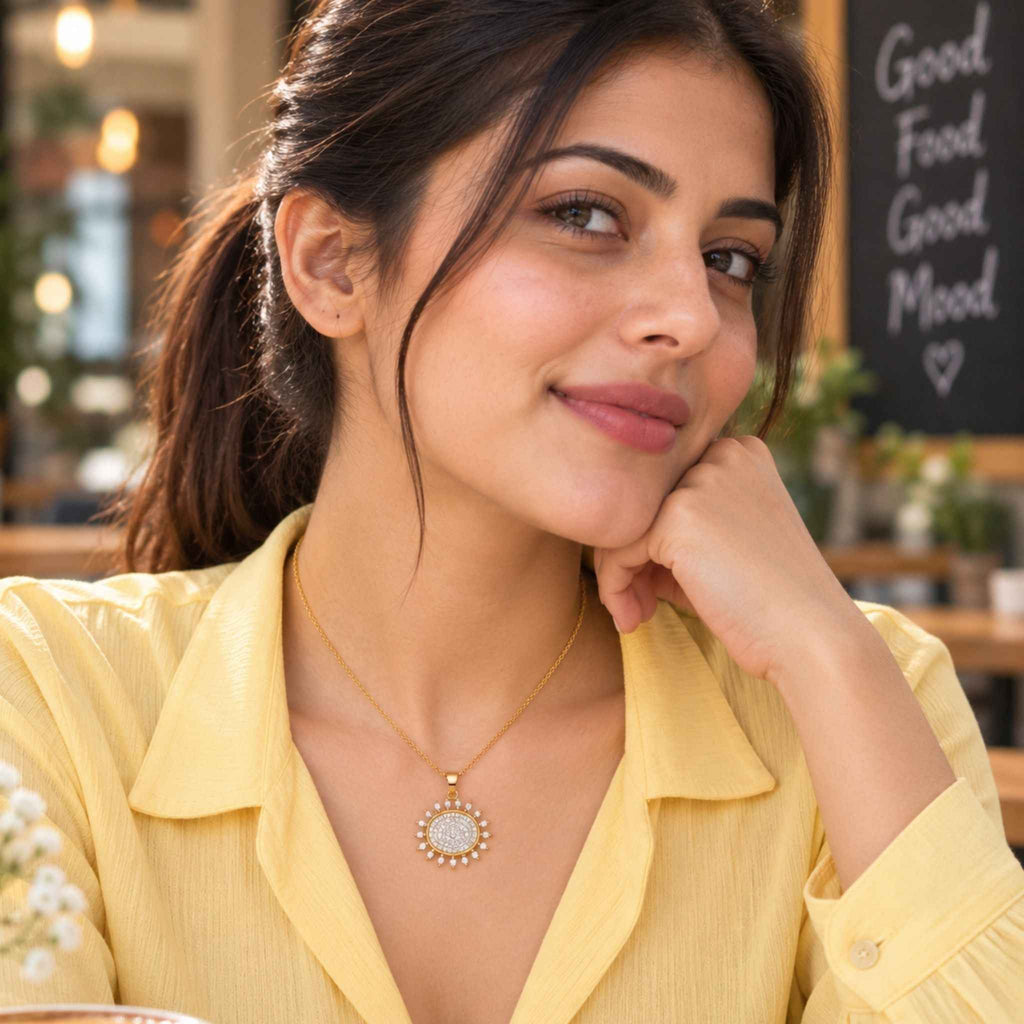 Sun Pendant Necklace