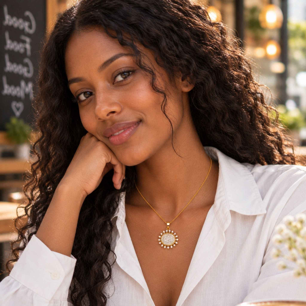 Sun Pendant Necklace