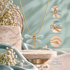 Blue Dragonfly Necklace
