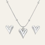 Silver Heartline Set N3VO