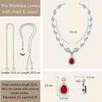 Crimson Jewelry Set