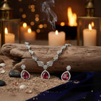 Crimson Jewelry Set