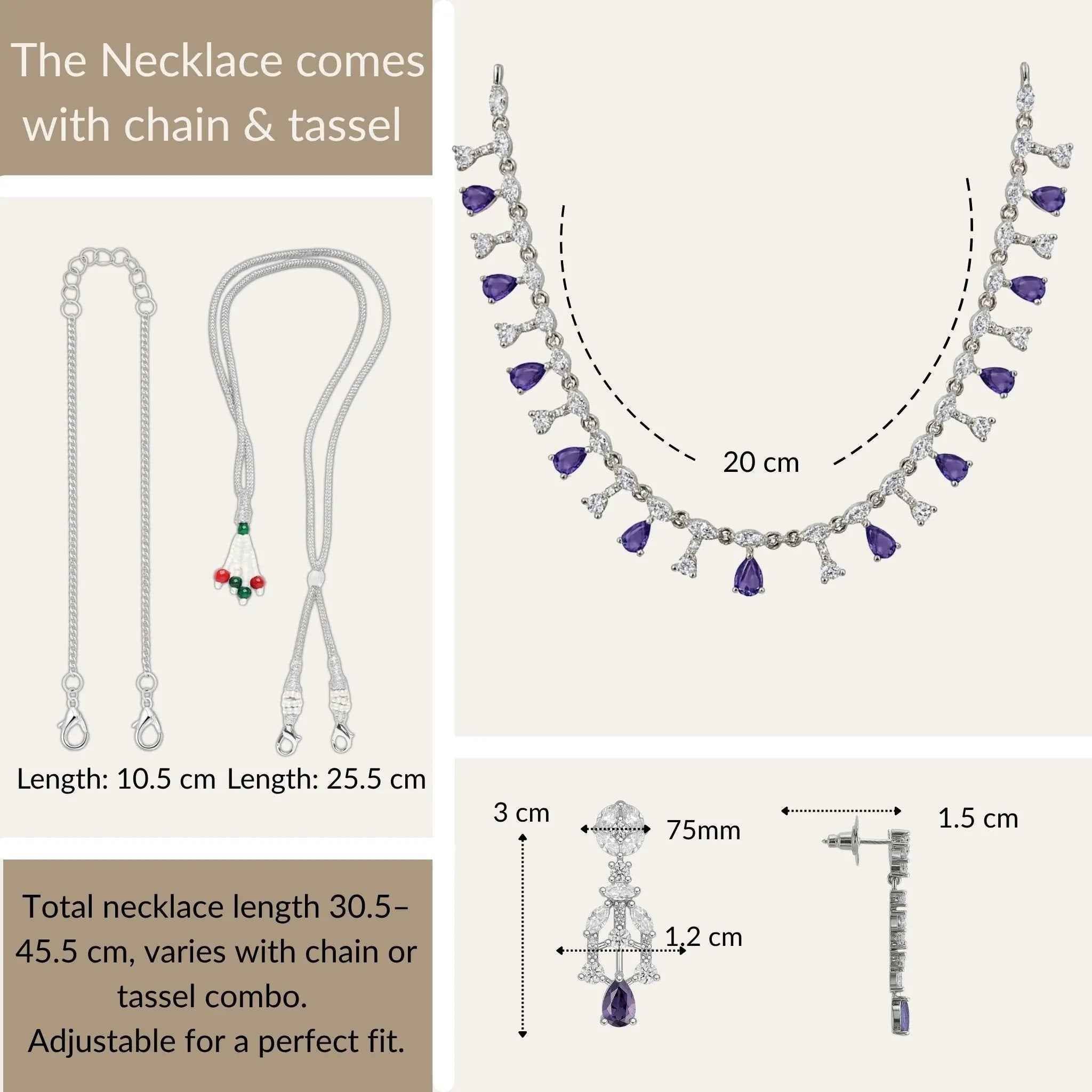 Orchid Jewelry Set