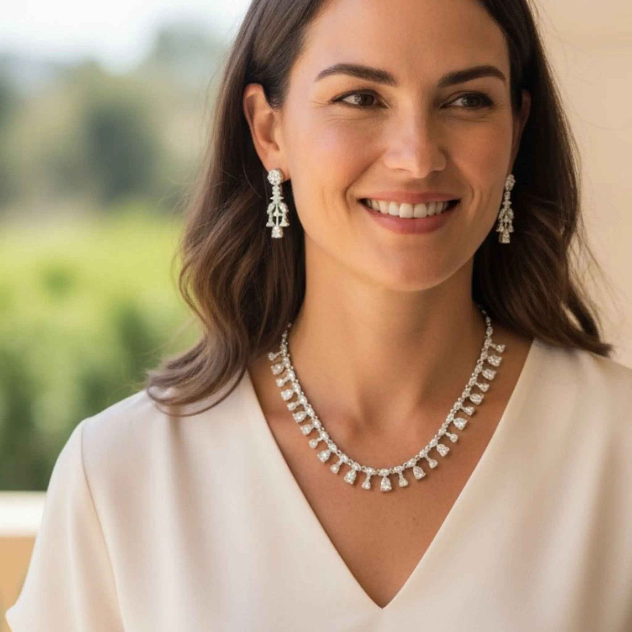 Opaline Jewelry Set