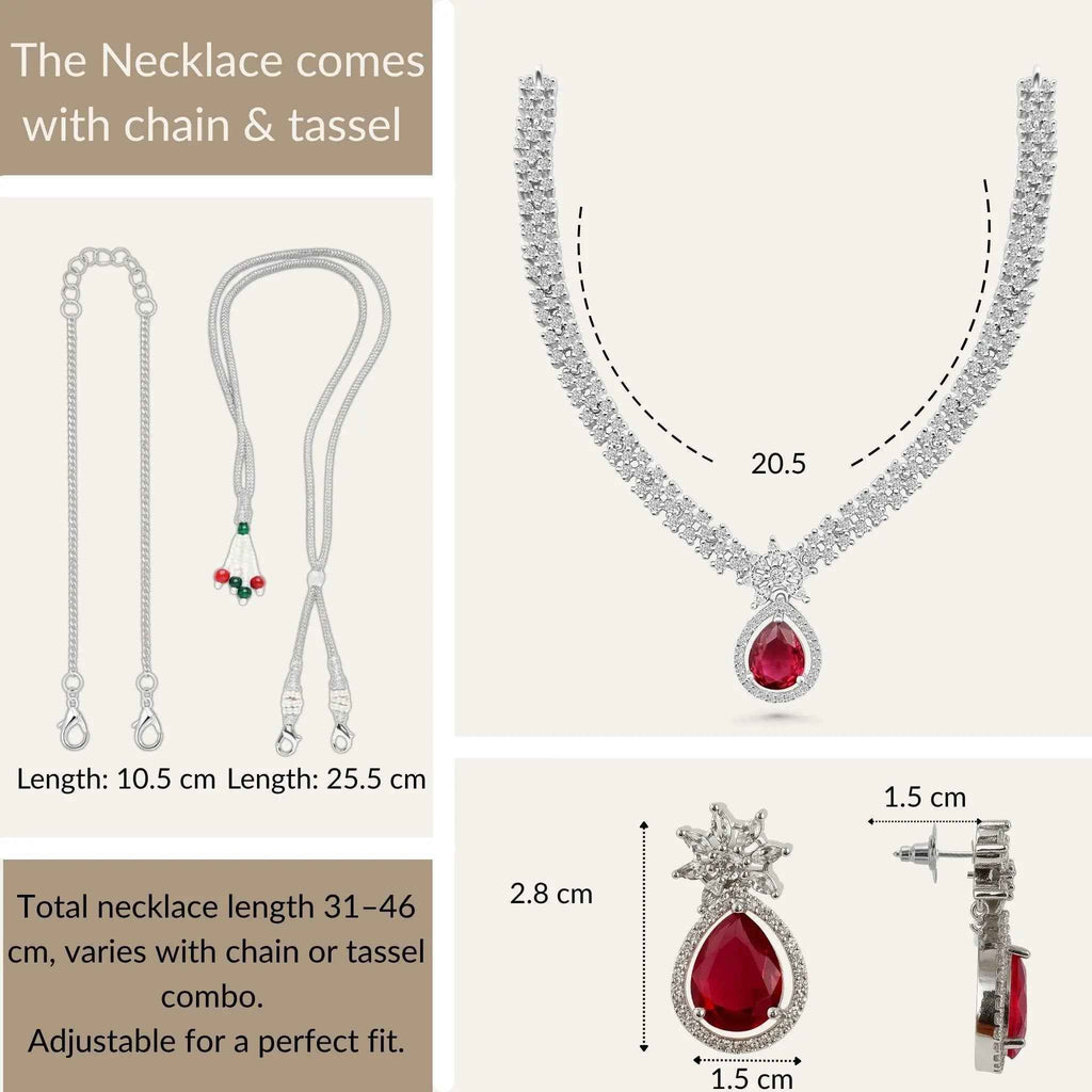 Crimson Star Jewelry Set