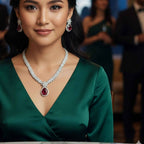 Crimson Star Jewelry Set