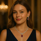 Crimson Star Jewelry Set