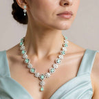 Aurora Aqua Bloom Jewelry Set