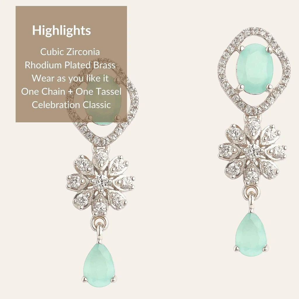 Aurora Aqua Bloom Jewelry Set