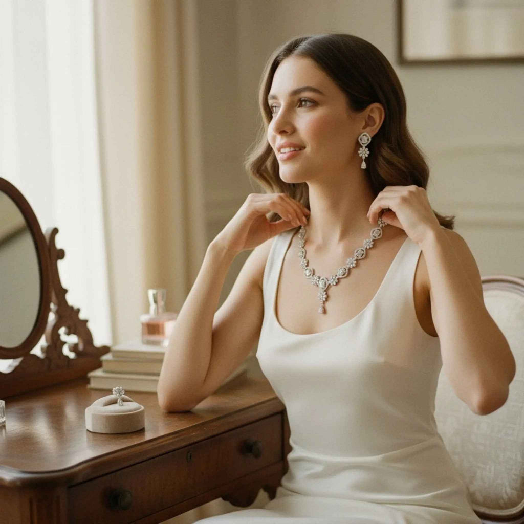 Opaline Alba Jewelry Set