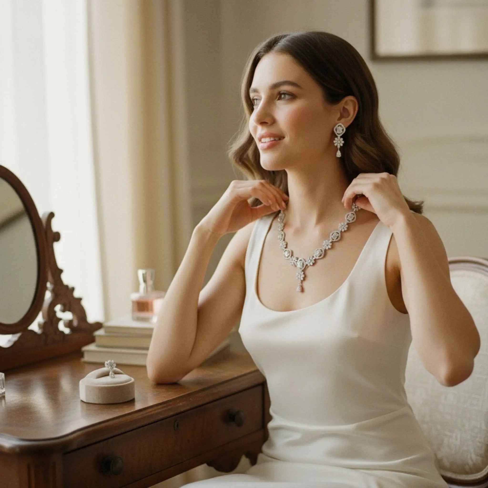 Opaline Alba Jewelry Set
