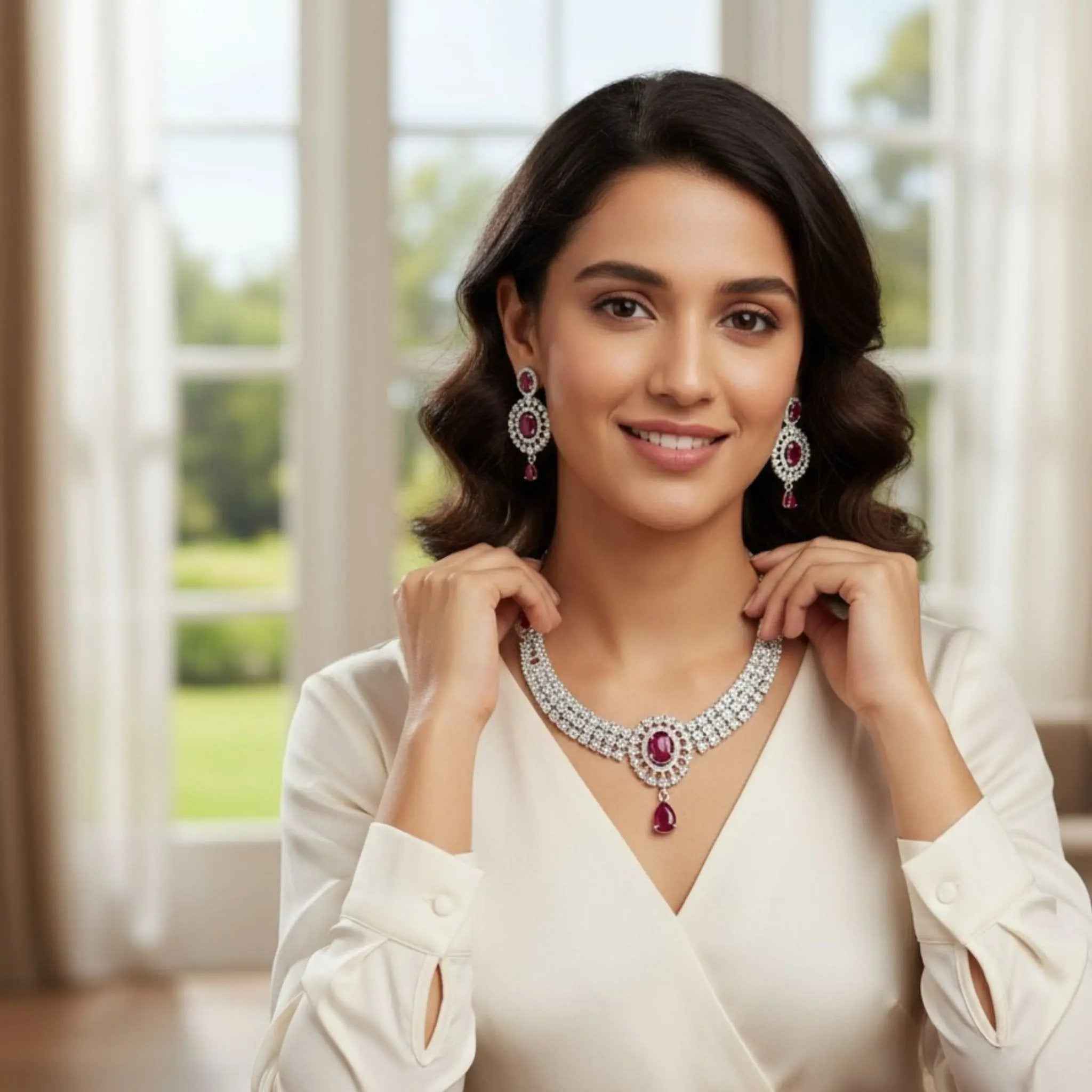 Crimson Imperial Jewelry Set